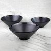 black melamine bowl